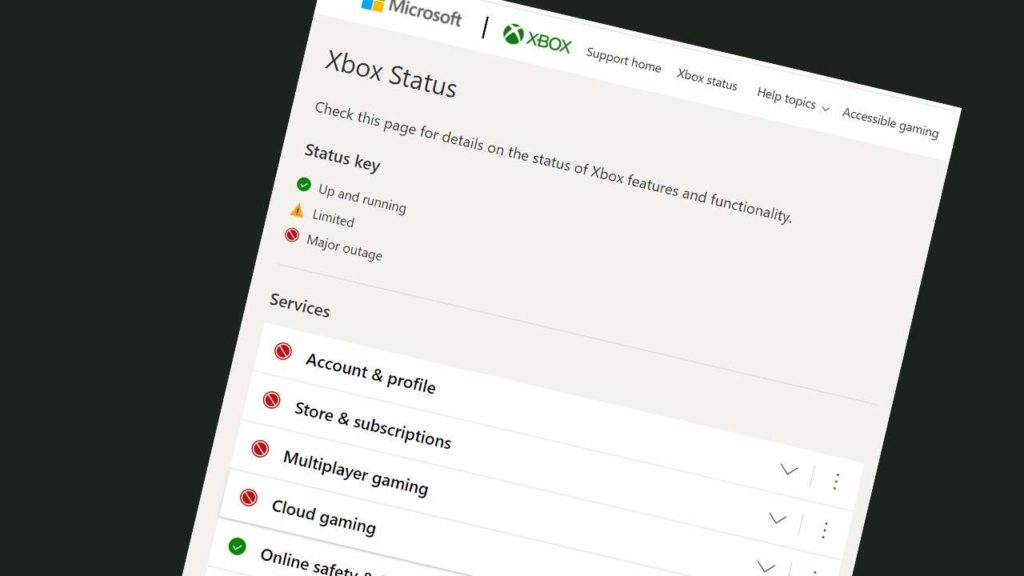 Xbox live is Up and Running